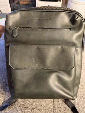 Johnston & Murphy Men's Brown Leather Backpack